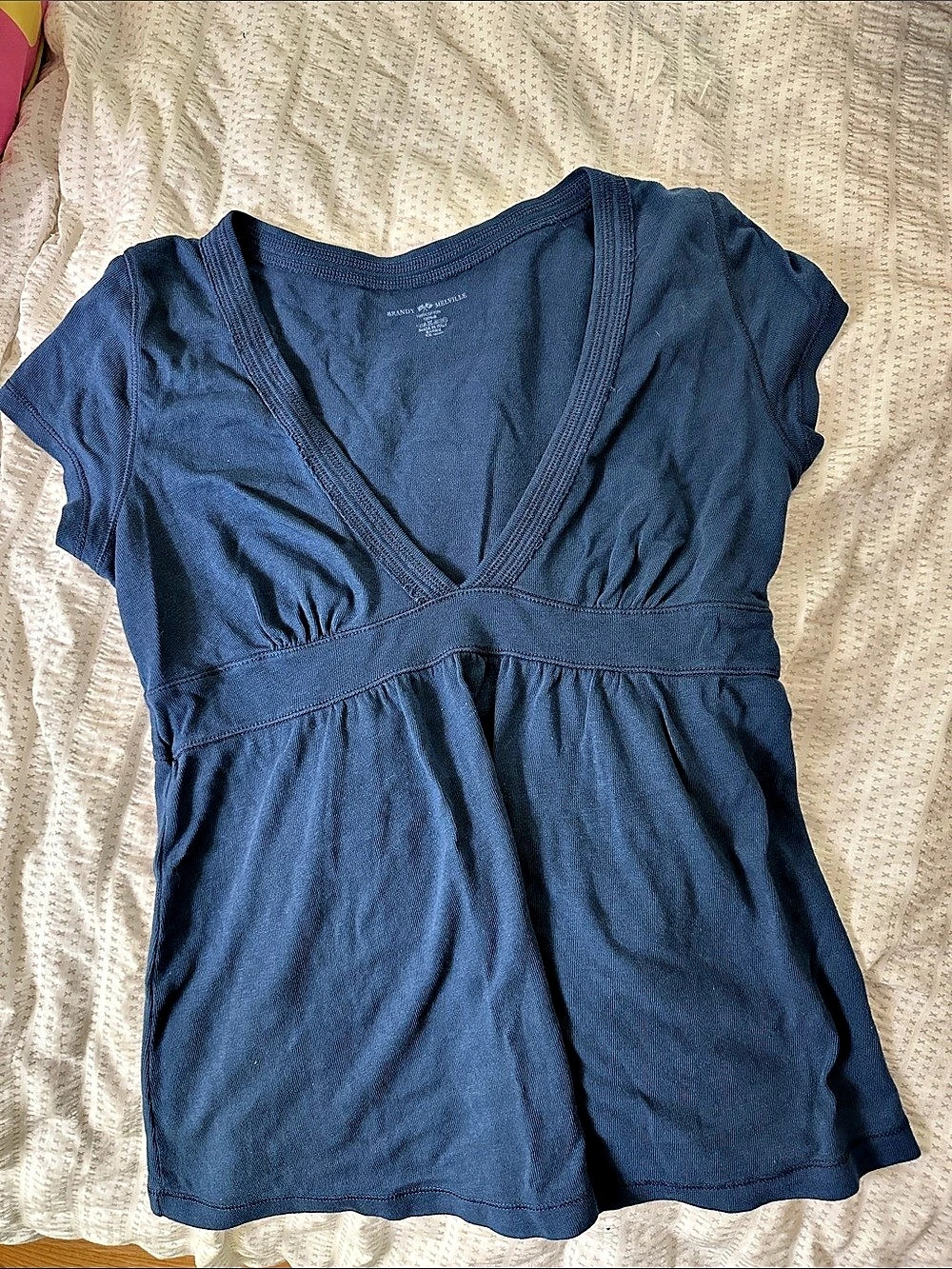 Brandy Melville Teal Naia Top NWOT